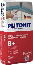 Клей для плитки Plitonit В+ 25 кг Клей для плитки Plitonit В+ 25 кг