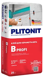 Клей для плитки Plitonit В PROFI 25 кг Клей для плитки Plitonit В PROFI 25 кг