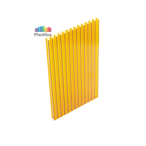 Сотовый поликарбонат ROYALPLAST 8 мм 2-UV премиум янтарь 6x2,1 Сотовый поликарбонат ROYALPLAST 8 мм 2-UV премиум янтарь