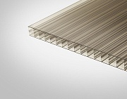 Сотовый поликарбонат КОЛИБРИ TSK 16 мм бронза Сотовый поликарбонат КОЛИБРИ TSK 16 мм бронза