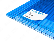 Сотовый поликарбонат SOTALIGHT 6 мм синий Сотовый поликарбонат SOTALIGHT 6 мм синий