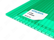 Сотовый поликарбонат SOTALIGHT 8 мм зелёный Сотовый поликарбонат SOTALIGHT 8 мм зелёный