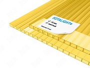 Сотовый поликарбонат SOTALIGHT 10 мм жёлтый Сотовый поликарбонат SOTALIGHT 10 мм жёлтый