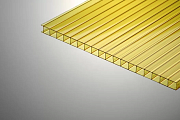 Сотовый поликарбонат КОЛИБРИ 6 мм жёлтый Сотовый поликарбонат КОЛИБРИ 6 мм жёлтый