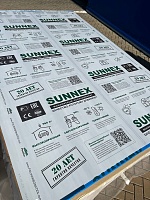 Монолитный поликарбонат SUNNEX 4 мм прозрачный 2,05x3,05 м