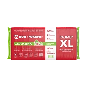 Утеплитель Роквул Лайт Баттс Скандик XL 1200x600x100 мм 4,32 кв. м Утеплитель Роквул Лайт Баттс Скандик XL 1200x600x100 мм 4,32 кв. м