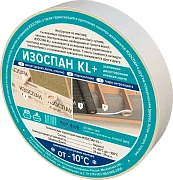 Лента клейкая Изоспан KL+ двусторонняя усиленная 25 мм x 25 м Лента клейкая Изоспан KL+ двусторонняя усиленная 25 мм x 25 м