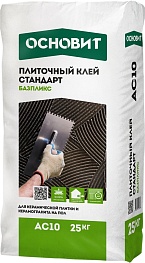 Клей для плитки Основит АС10 Базпликс стандарт 25 кг Клей для плитки Основит АС10 Базпликс стандарт 25 кг