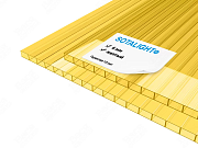 Сотовый поликарбонат SOTALIGHT 6 мм жёлтый Сотовый поликарбонат SOTALIGHT 6 мм жёлтый