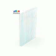 Сотовый поликарбонат ROYALPLAST 8 мм 2-UV премиум прозрачный Сотовый поликарбонат ROYALPLAST 8 мм 2-UV премиум прозрачный