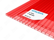 Сотовый поликарбонат SOTALIGHT 10 мм красный Сотовый поликарбонат SOTALIGHT 10 мм красный