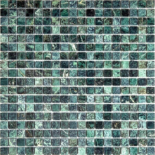 Мозаика Mir Mosaic Natural Adriatica зеленая из натурального камня 305х305х7 мм глянцевая