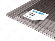 Сотовый поликарбонат SOTALIGHT 10 мм серый Сотовый поликарбонат SOTALIGHT 10 мм серый