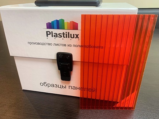 Сотовый поликарбонат ULTRAMARIN 10 мм красный Сотовый поликарбонат ULTRAMARIN 10 мм красный