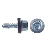 Саморезы кровельные с буром оцинкованные 19х5,5 мм (300 шт) Саморезы кровельные с буром оцинкованные 19х5,5 мм (300 шт)