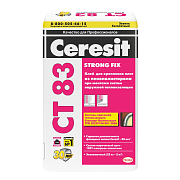 Клей Ceresit CT 83 strong fix для пенополистирола 25 кг Клей Ceresit CT 83 strong fix для пенополистирола 25 кг