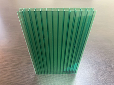 Сотовый поликарбонат GOODPLAST 8 мм зеленый