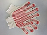 Перчатки хлопчатобумажные 4 нити с ПВХ покрытием Перчатки хлопчатобумажные 4 нити с ПВХ покрытием