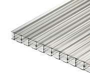 Сотовый поликарбонат КОЛИБРИ TSK 25 мм прозрачный Сотовый поликарбонат КОЛИБРИ TSK 25 мм прозрачный