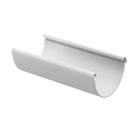 Docke PREMIUM Желоб водосточный 1,5м (Пломбир) Docke PREMIUM Желоб водосточный 1,5м (Пломбир)
