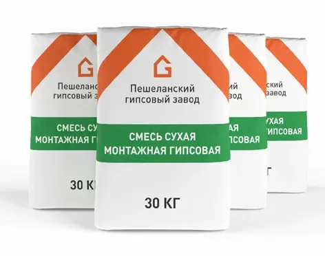 Клей гипсовый монтажный для ПГП и ГСП 30 кг