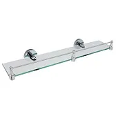Полка для ванной WasserKraft Rhein K-6200 125х500х55 мм стекло/металл хром (K-6244)