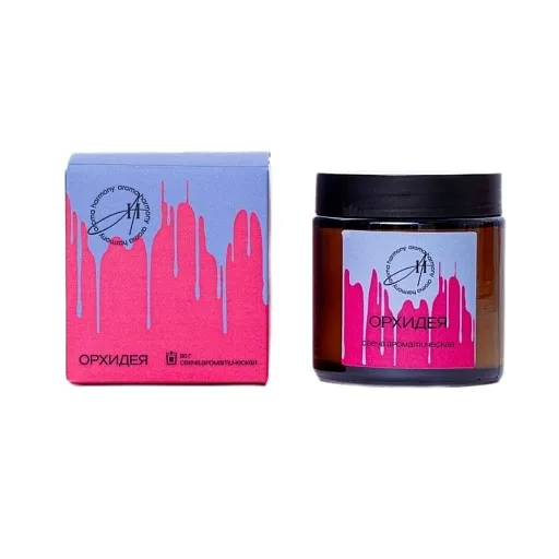 Свеча ароматическая Aroma Harmony Орхидея 90 г Свеча ароматическая Aroma Harmony Орхидея 90 г