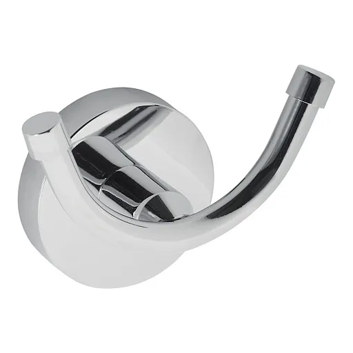 Крючок для ванной Fora Long двойной на шуруп металл хром (L027/1015) Крючок для ванной Fora Long двойной на шуруп металл хром (L027/1015)
