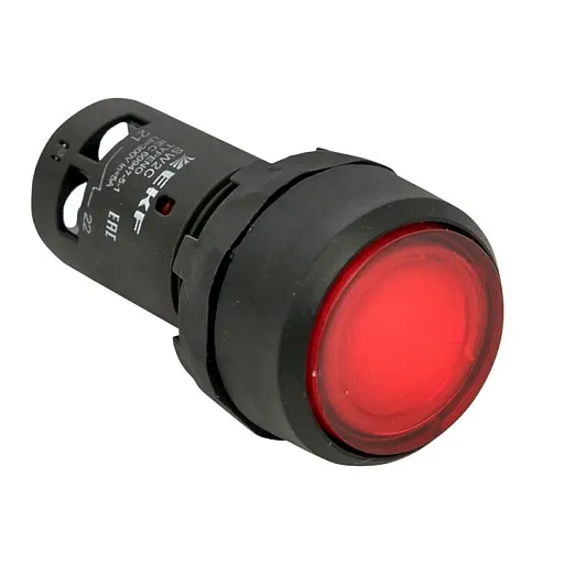 Кнопка плоская EKF PROxima SW2C-10D 230 В IP54 без фиксации с подсветкой красная (sw2c-md-r) Кнопка плоская EKF PROxima SW2C-10D 230 В IP54 без фиксации с подсветкой красная (sw2c-md-r)