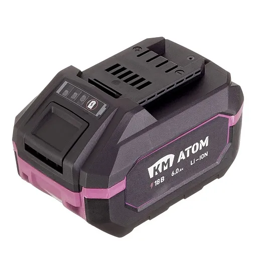 Аккумулятор КМ АТОМ 18 В 6Ач Li-Ion (BLI-18/6.0)