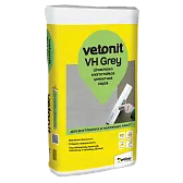 Шпаклевка цементная Weber.vetonit VH серая 20 кг Шпаклевка цементная Weber.vetonit VH серая 20 кг