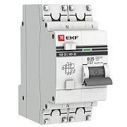 Автомат дифференциальный EKF PROxima АД-32 25А 1P+N тип AC 30 мА 4,5 кА (DA32-25-B-30-pro) Автомат дифференциальный EKF PROxima АД-32 25А 1P+N тип AC 30 мА 4,5 кА (DA32-25-B-30-pro)
