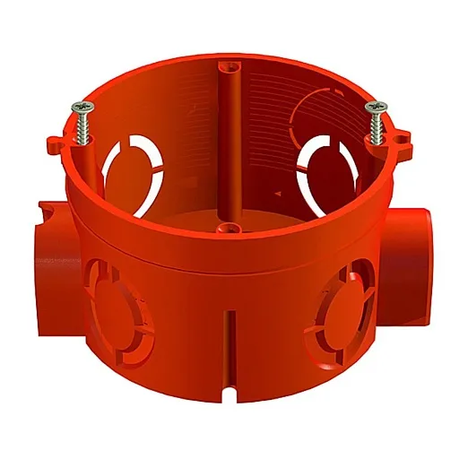 Коробка установочная Greenel для бетона d68х42 мм IP20 (GE40010-06-R) Коробка установочная Greenel для бетона d68х42 мм IP20 (GE40010-06-R)