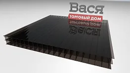 Сотовый поликарбонат GREENHOUSE 16 мм серый Сотовый поликарбонат GREENHOUSE 16 мм серый