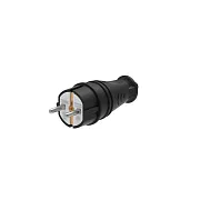 Вилка Systeme Electric MultiSet с заземлением 16 А 250 В IP44 черная (MST4001BK) Вилка Systeme Electric MultiSet с заземлением 16 А 250 В IP44 черная (MST4001BK)