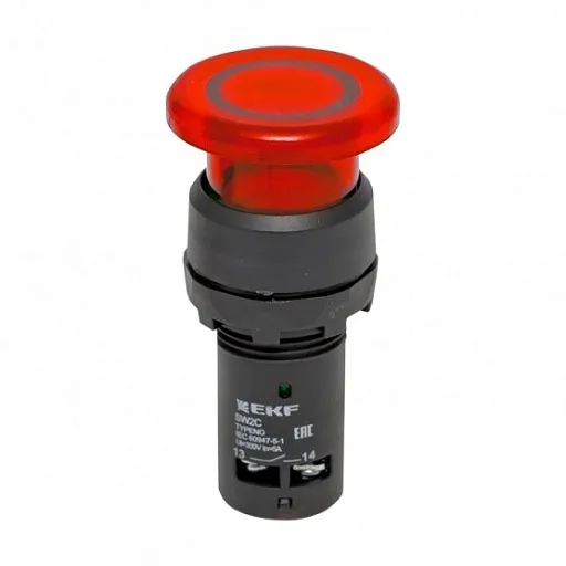 Кнопка грибок EKF PROxima SW2C-MD 230 В 1NC IP54 без фиксации с подсветкой зеленая (10 шт.) (sw2c-md-rr-24) Кнопка грибок EKF PROxima SW2C-MD 230 В 1NC IP54 без фиксации с подсветкой зеленая (10 шт.) (sw2c-md-rr-24)