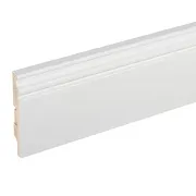 Плинтус МДФ Cosca Décor AP10 белый 100х16х2400 мм под покраску фигурный Плинтус МДФ Cosca Décor AP10 белый 100х16х2400 мм под покраску фигурный