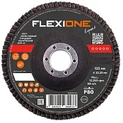 Круг лепестковый торцевой по металлу/древесине Flexione Expert 125х22,2 мм P80 конический (10000725) Круг лепестковый торцевой по металлу/древесине Flexione Expert 125х22,2 мм P80 конический (10000725)
