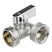 Кран шаровой латунный MasterProf Compact 1/2 ВР(г) х 3/4 НР(ш) х 1/2 НР(ш) к бытовой технике хром мини трехходовой ГОСТ Р 59553-2021 (ИС.081210) Кран шаровой латунный MasterProf Compact 1/2 ВР(г) х 3/4 НР(ш) х 1/2 НР(ш) к бытовой технике хром мини трехходовой ГОСТ Р 59553-2021 (ИС.081210)
