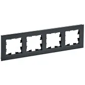 Рамка IEK Brite четырехместная черная (BR-M42-G-K02) Рамка IEK Brite четырехместная черная (BR-M42-G-K02)