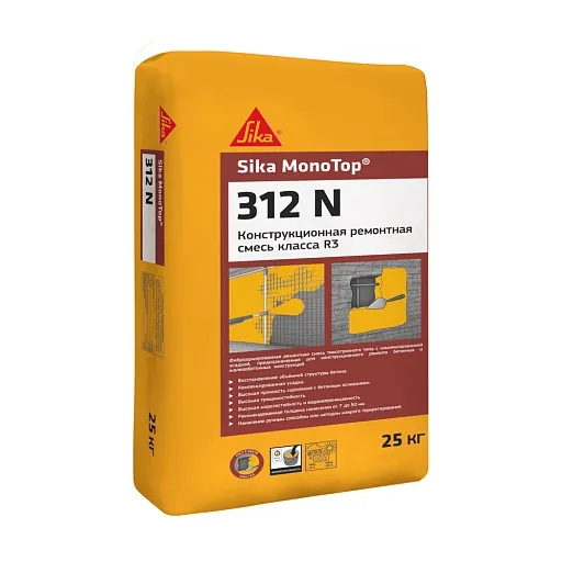 Ремсостав Sika MonoTop 312 N 25 кг Ремсостав Sika MonoTop 312 N 25 кг
