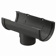 Воронка желоба Docke Premium пластиковая d120-85 мм графитовый серый RAL 7024 Воронка желоба Docke Premium пластиковая d120-85 мм графитовый серый RAL 7024