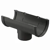 Воронка желоба Docke Premium пластиковая d120-85 мм графитовый серый RAL 7024 Воронка желоба Docke Premium пластиковая d120-85 мм графитовый серый RAL 7024