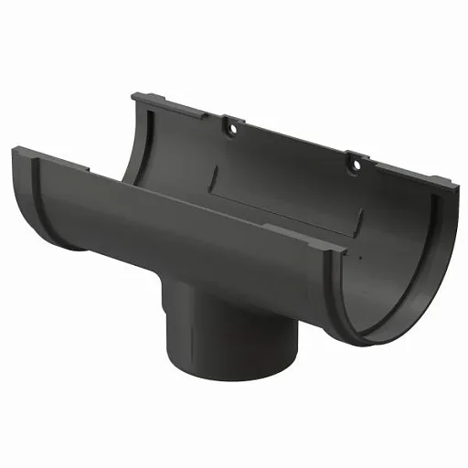 Воронка желоба Docke Premium пластиковая d120-85 мм графитовый серый RAL 7024 Воронка желоба Docke Premium пластиковая d120-85 мм графитовый серый RAL 7024