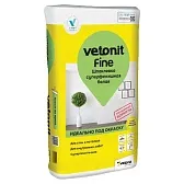 Шпаклевка полимерная Vetonit Fine суперфинишная белая 20 кг Шпаклевка полимерная Vetonit Fine суперфинишная белая 20 кг