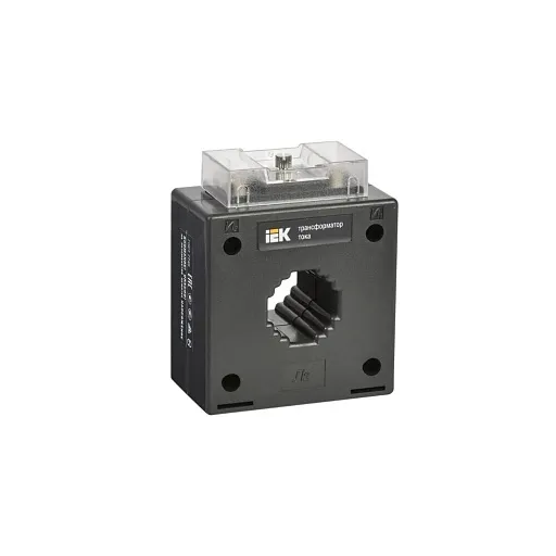 Трансформатор тока IEK ТТИ-30 100-5А 5ВА 660 В однофазный с универсальным окном класс точности 0,5S (ITT20-3-05-0100-08) Трансформатор тока IEK ТТИ-30 100-5А 5ВА 660 В однофазный с универсальным окном класс точности 0,5S (ITT20-3-05-0100-08)