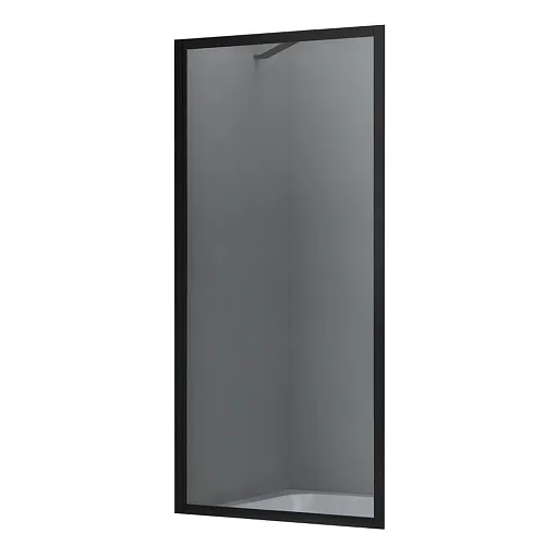 Шторка на ванну неподвижная 80х160х0,6 см профиль черный матовый WasserKraft Abens (20W01-80MB) Шторка на ванну неподвижная 80х160х0,6 см профиль черный матовый WasserKraft Abens (20W01-80MB)