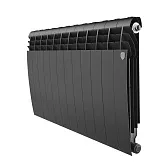 Радиатор биметаллический Royal Thermo BiLiner B 500 мм 12 секций 1" боковое подключение черный