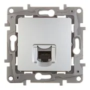 Розетка компьютерная Legrand Etika встраиваемая алюминий RJ45 (672441) Розетка компьютерная Legrand Etika встраиваемая алюминий RJ45 (672441)