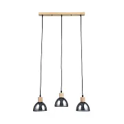 Светильник подвесной Arte Lamp Lancaster E27 60 Вт 7 кв.м черный/серый IP20 (A5869SP-3BK) Светильник подвесной Arte Lamp Lancaster E27 60 Вт 7 кв.м черный/серый IP20 (A5869SP-3BK)